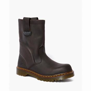 Dr Martens Férfi Icon 2296 Tall Munkavédelmi Bakancs Barna